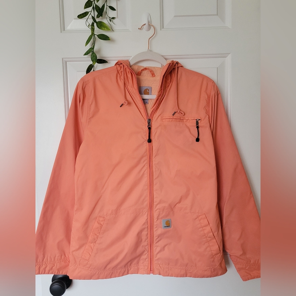 Women's Carhartt Salmon Pink Windbreaker Jacket
